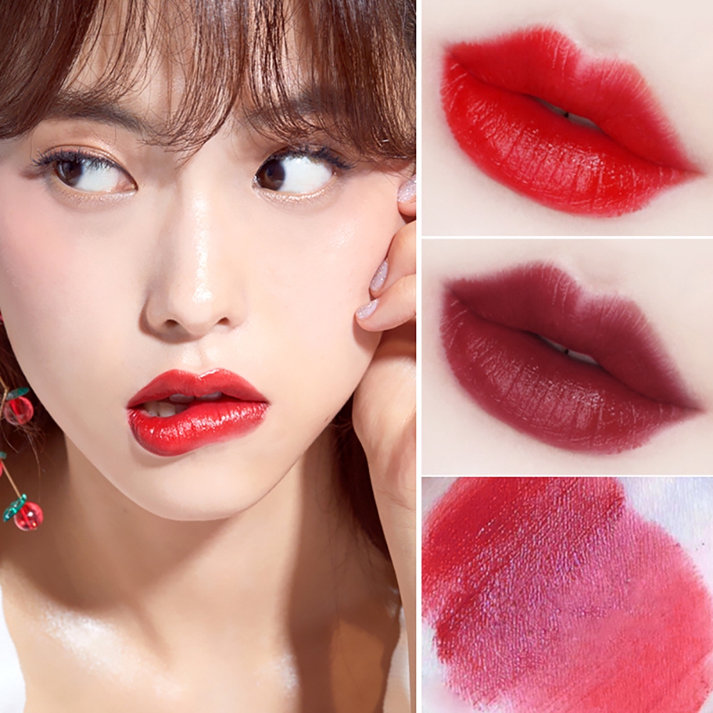 [Hàng mới về] Son môi lâu trôi giữ ẩm chất mềm mịn 7 màu tùy chọn