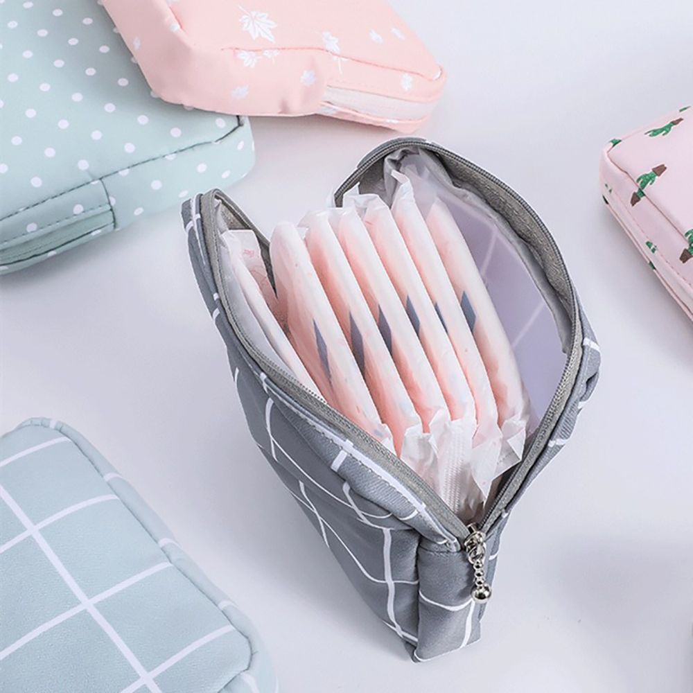 Túi đựng băng vệ sinh / đồ trang điểm / thẻ tín dụng / khăn giấy bằng cotton cho nữ chất lượng cao