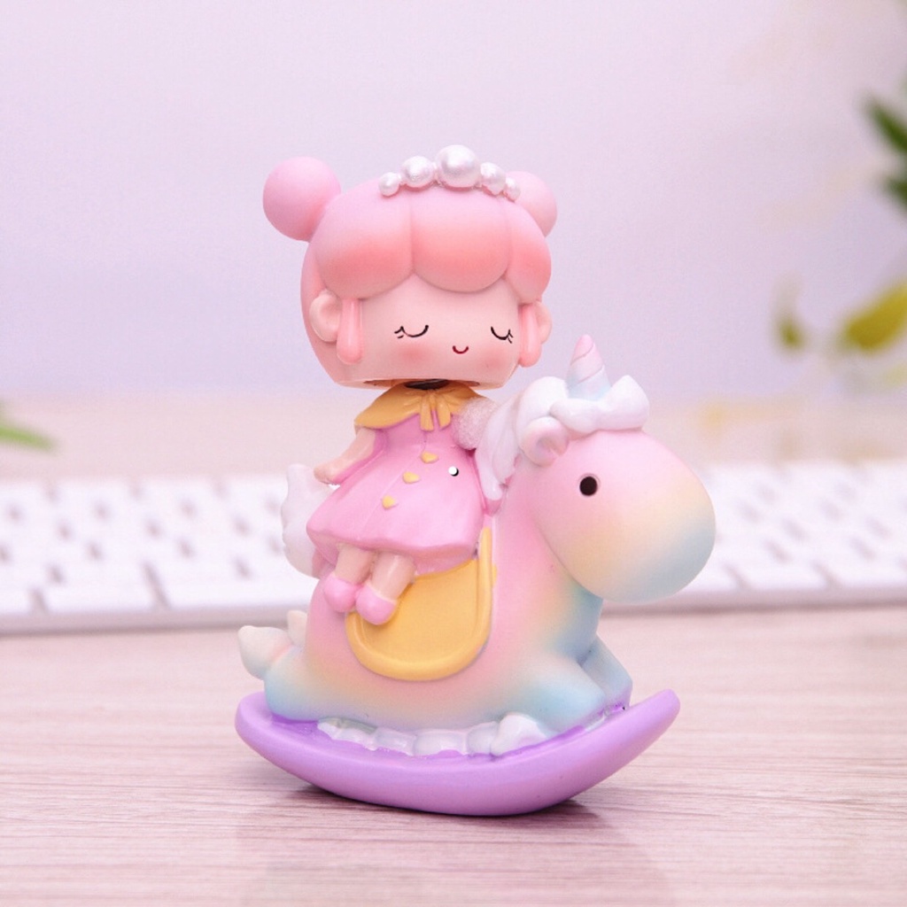 Trang trí bánh sinh nhật bánh kem cho bé - Hoàng tử, công chúa ngồi ngựa, Cặp đôi ngồi vịt