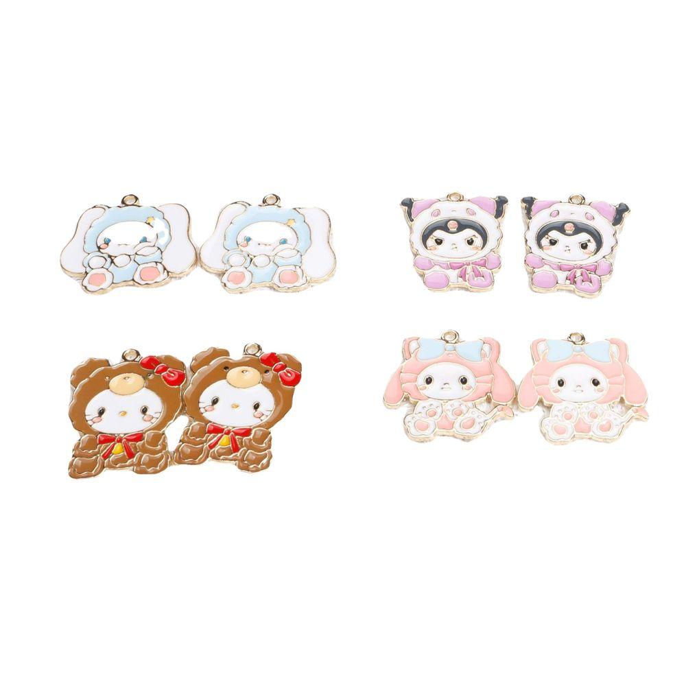 FORBETTER Set 10 Mặt Dây Chuyền Hình Melody Hoạt Hình Dễ Thương