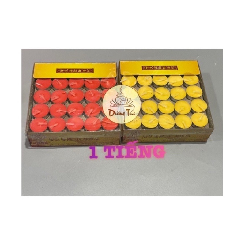 Combo 10 hộp nến 100 viên 1 tiếng - 2 tiếng - 4 tiếng Tea Light