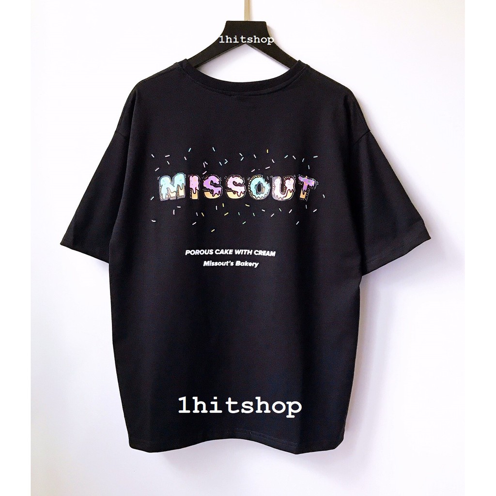 Áo Thun BAKERY MISS.OUT. 4 Màu Ulzzang Unisex 1hitshop | BigBuy360 - bigbuy360.vn