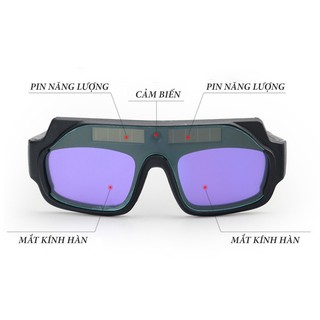 Kính hàn điện tử TX012S bản 2021 siêu nhạy, Kiếng hàn cảm biến ánh sáng hàng chuẩn sịn