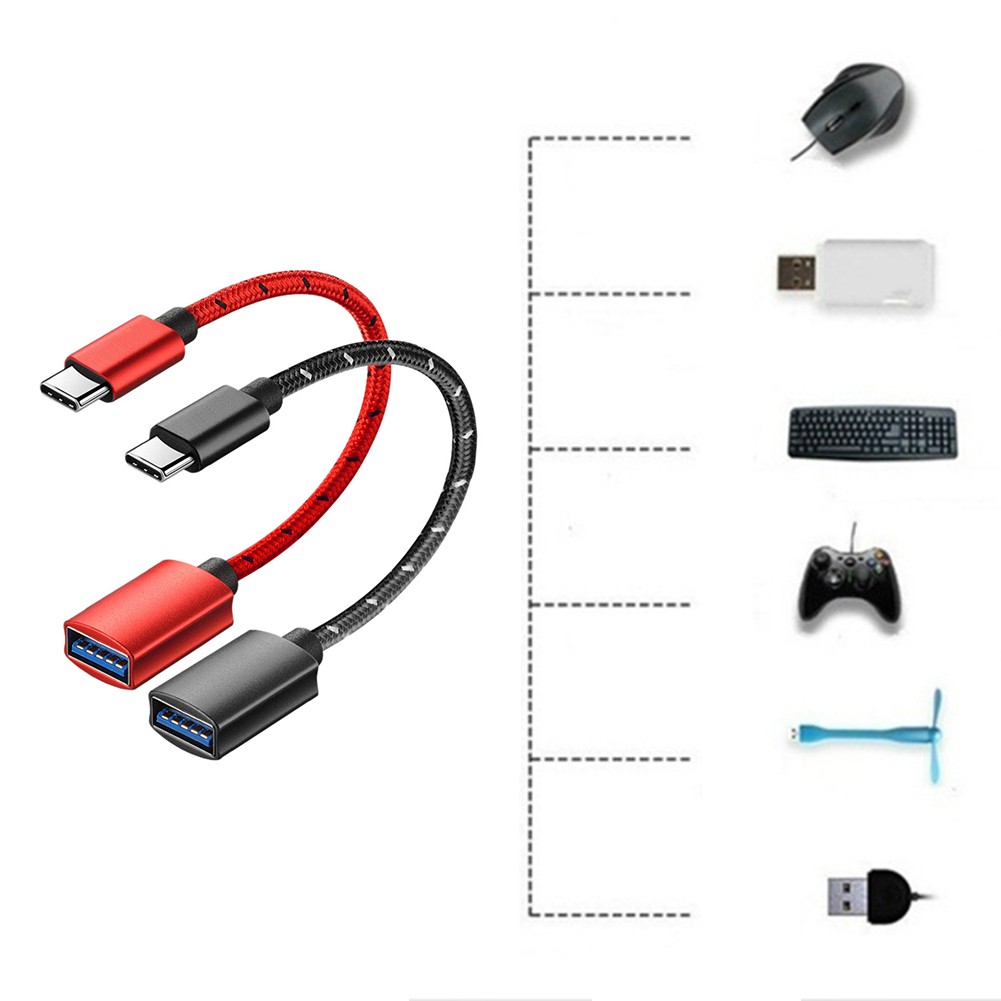 Cáp Chuyển Đổi OTG Type-c Đực Sang USB 3.1 Cái