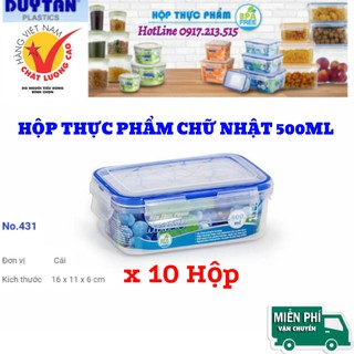 10 hộp nhựa đựng thực phẩm duy tân matsu 500ml