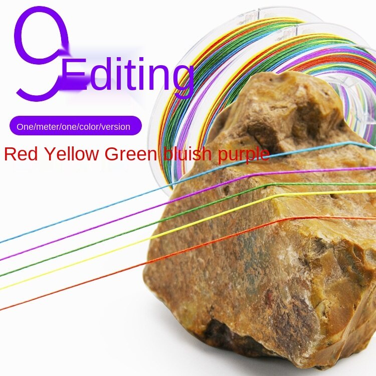 Cuộn Dây Câu Cá Bện 9 Sợi PE Dài 100M Siêu Mịn Chống Mài Mòn