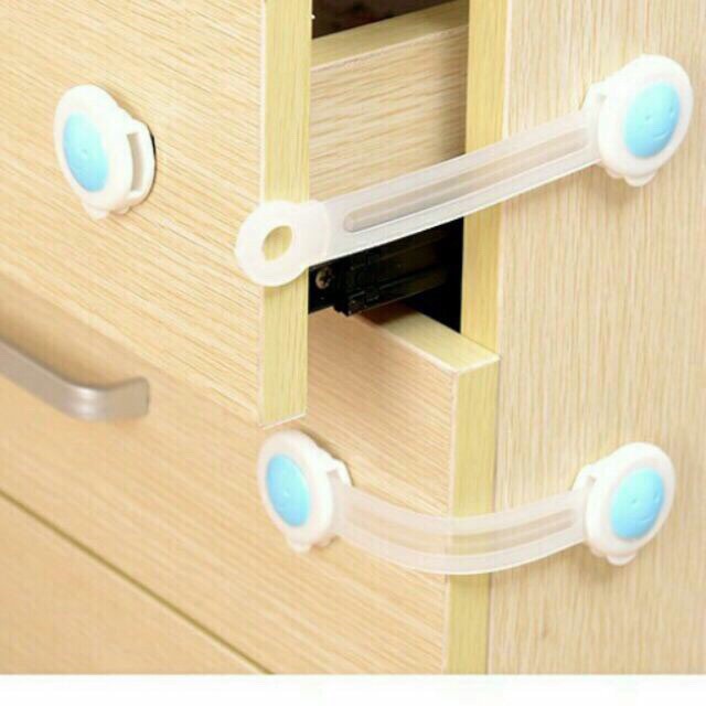 Set 2 khoá tủ lạnh,tủ đồ đa năng ( có bán lẻ 1 chiếc)