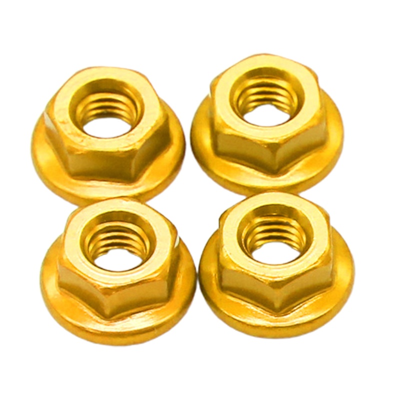 Bộ 4 Đai Ốc M4 Bằng Hợp Kim Nhôm Cho Xe Điều Khiển Từ Xa 1 / 10