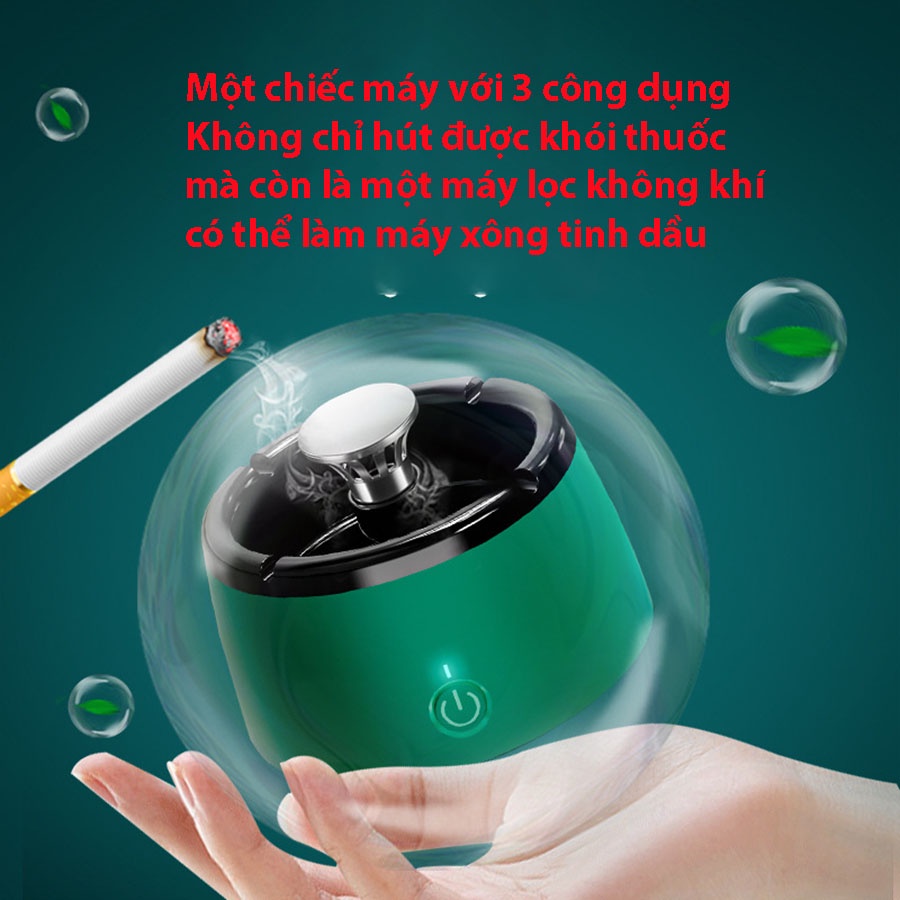 gạt tàn thuốc là chịu nhiệt độ cao phiên bản hiện đại, gạc tàn thuốc lá lọc không khí ion âm