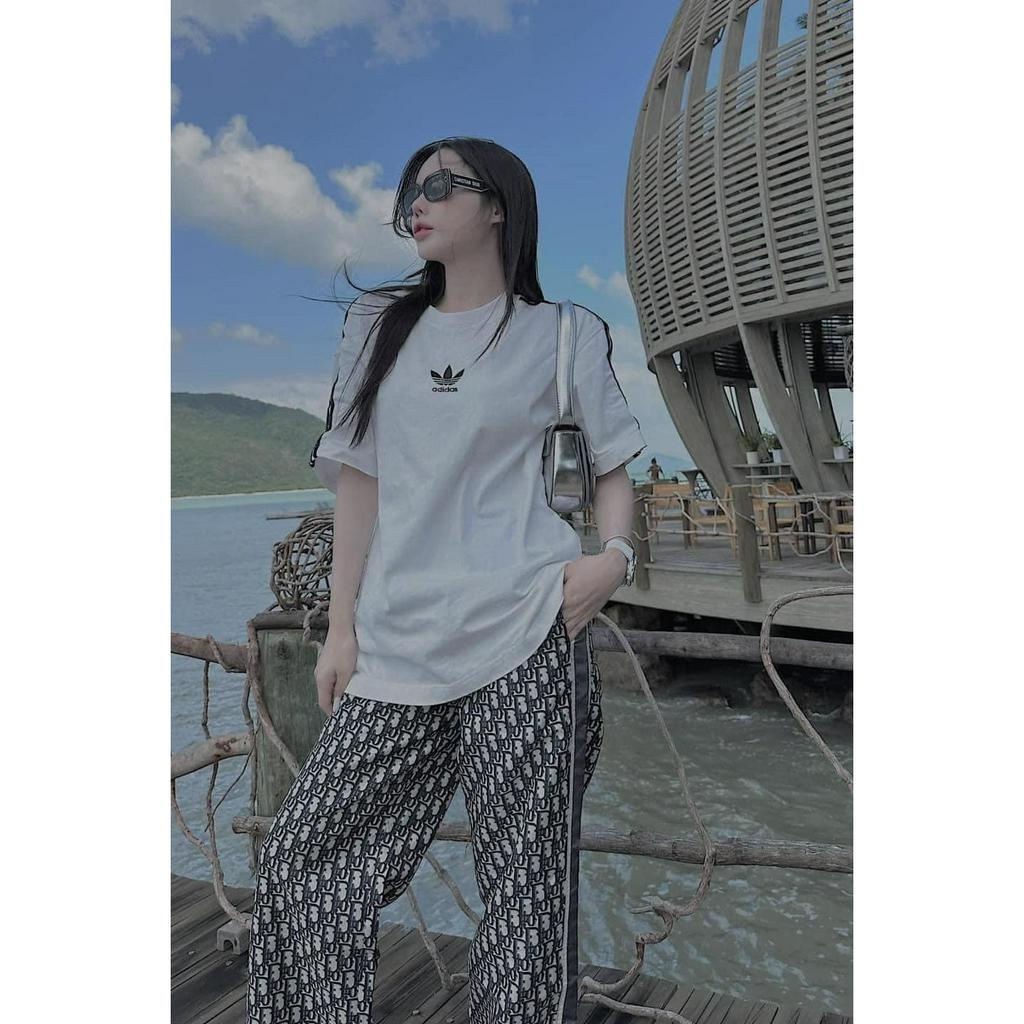 Áo thun Adidas 3 sọc, áo thun nam nữ basic T13, chất cotton 100% form chuẩn i hình Hight Bar Store