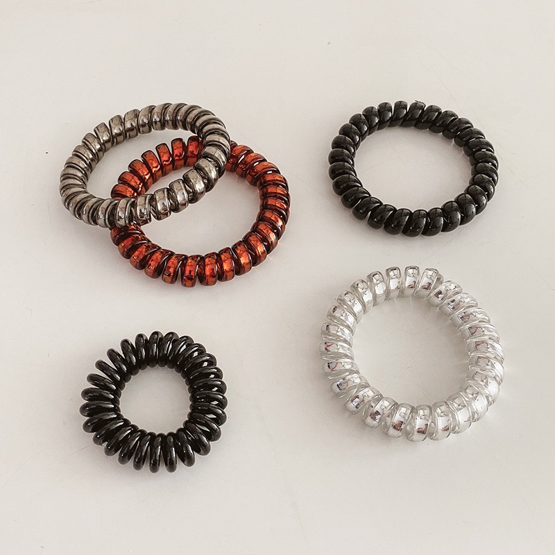 Dây buộc tóc cao su co giãn không để lại dấu vết phong cách Hàn Quốc