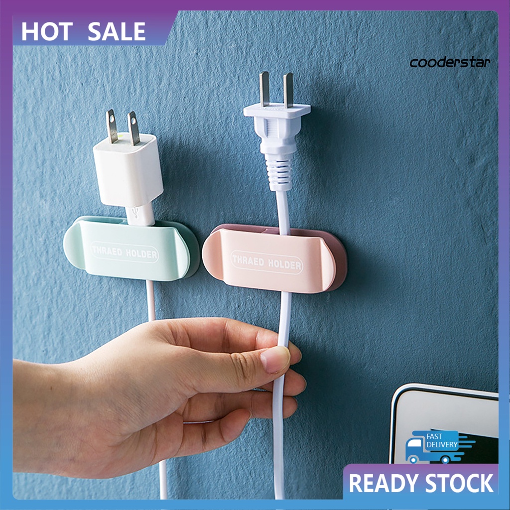 Kẹp giữ cáp gắn tường không cần khoan tiện dụng cho văn phòng/gia đình