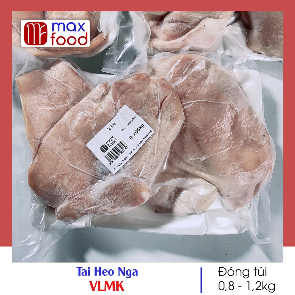 [HN] 1KG Tai Heo - Loại cao cấp - Đóng Túi Sẵn (1kg) - Maxfood.vn