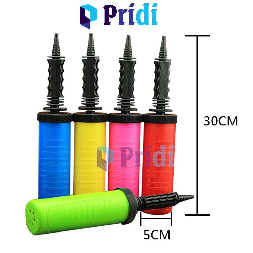 Đồ Bơm Bong Bóng Cầm Tay Loại Lớn - Dụng Cụ Bơm Bong Bóng Bay Bằng Tay, Bơm Phao, Đồ Chơi Trẻ Em PRIDI