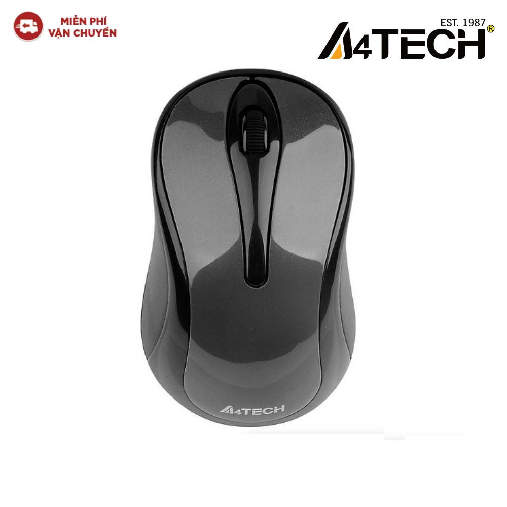 Chuột không dây A4TECH G3-280A (Đen) Hàng chính hãng new 100% (BH 12 THÁNG - KÈM PIN)