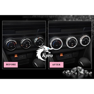 Bộ 3 nút điều hòa mazda 2, mazda 3 - hàng kpro chất lượng cao