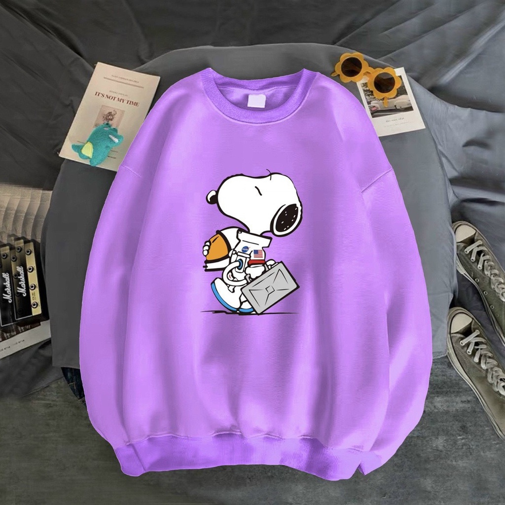 ÁO SWEATER NỈ UNISEX IN SNOPE PHI HÀNH GIA PHOM NAM NỮ NHIỀU MÀU