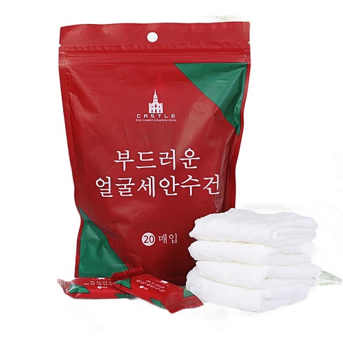 Khăn nén cotton viên khăn nén cao cấp, túi 20 khăn giấy nén Hàn Quốc dạng viên kẹo dùng 1 lần - Mianmart