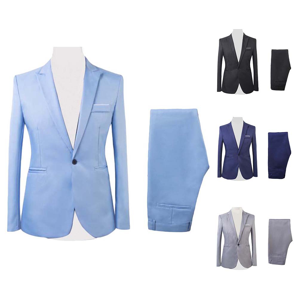 Set Đồ Vest 2 Món Màu Sắc Thanh Lịch Cho Nam