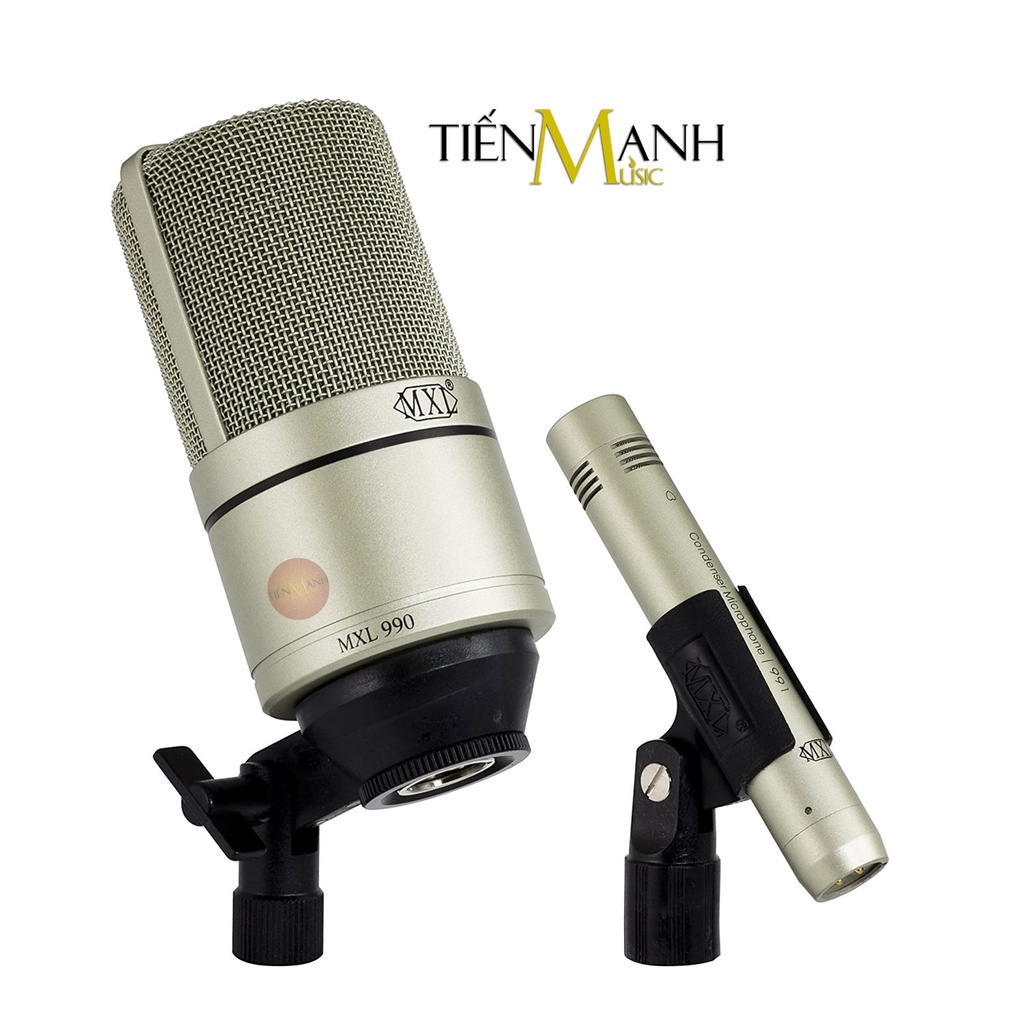 [Tặng Cable, Chính Hãng] Bộ Micro MXL 990-991 Thu Âm Giọng Hát và Nhạc cụ Mic Phòng Thu Studio MXL990 MXL991 Microphone