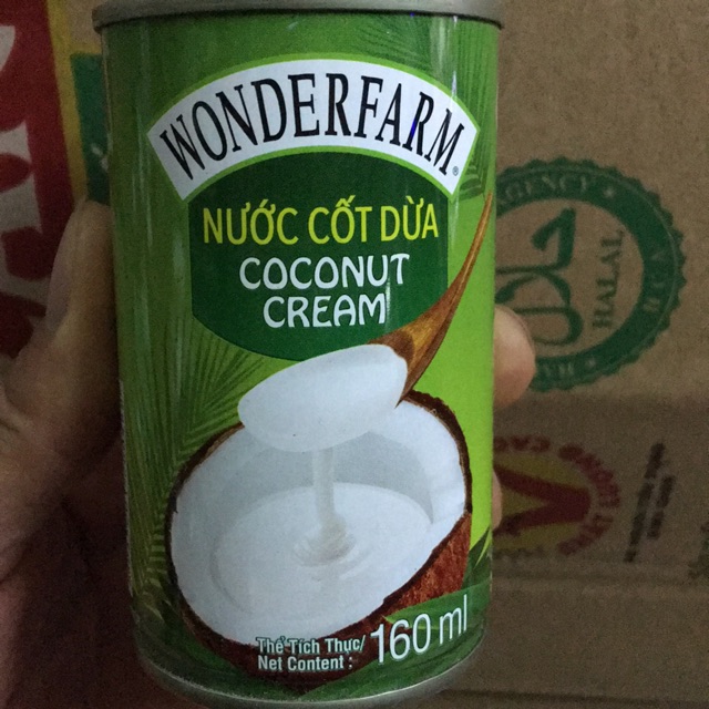 Nước cốt dừa wonderfarm đóng hộp chắc chắn