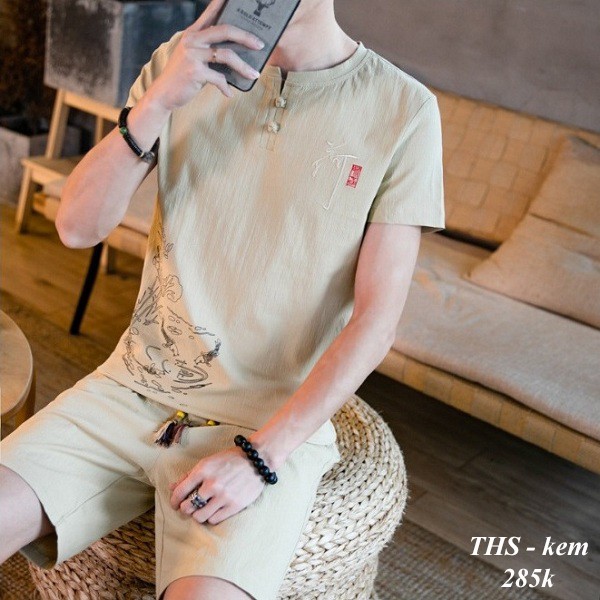 [XẢ KHO GIÁ HỦY DIỆT] Bộ ngẵn chất đũi, ĐŨI TỰ NHIÊN thoải mái, Mềm mát, Nhìn là yêu mặc là thích vô cùng