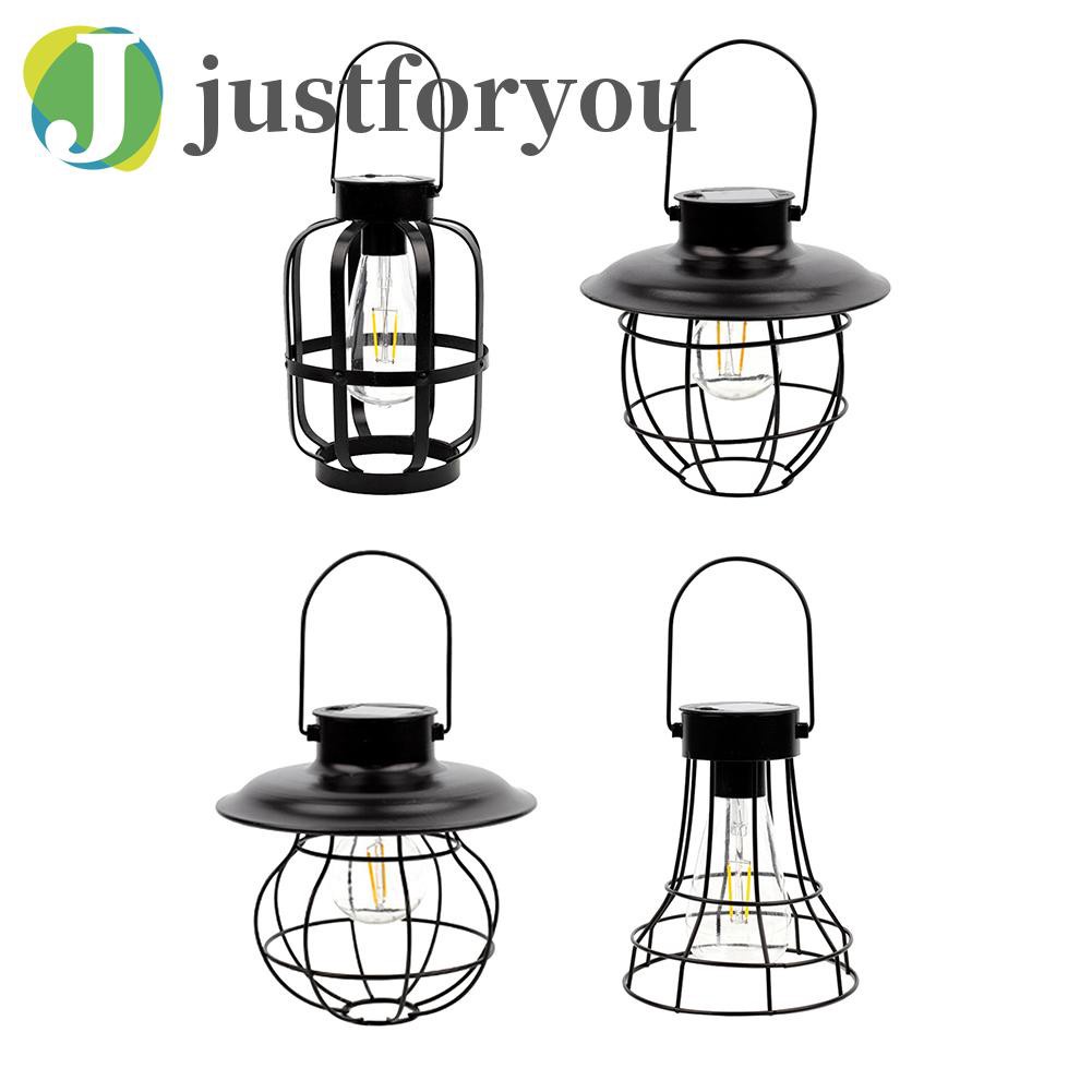 Đèn Lồng Led Treo Trang Trí Sân Vườn Sử Dụng Năng Lượng Mặt Trời Chống Thấm Nước Justforyou2