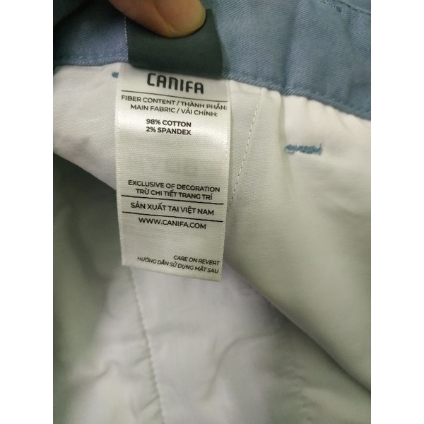 Quần soóc khaki nam Canifa