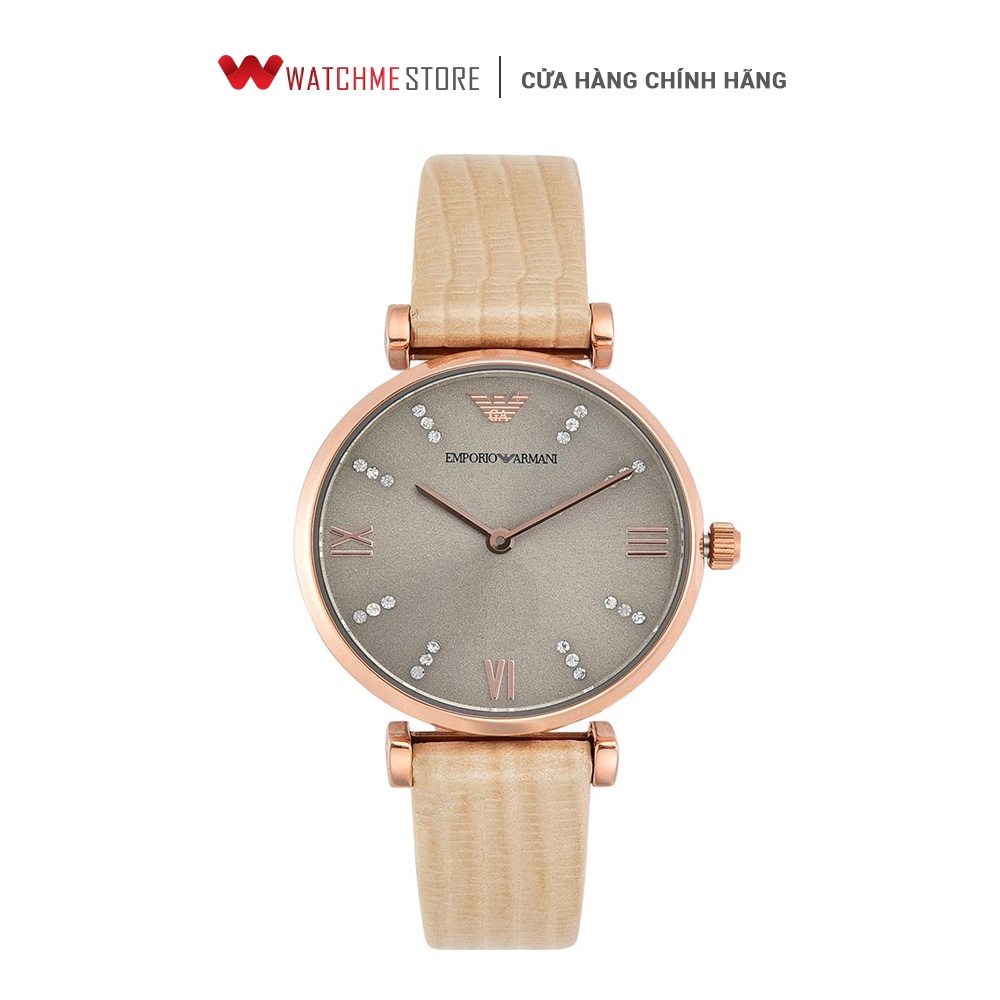 [ ĐẶC BIỆT 18-29.07 - VOUCHER 10%] - Đồng hồ Nữ Emprorio Armani dây da AR1681