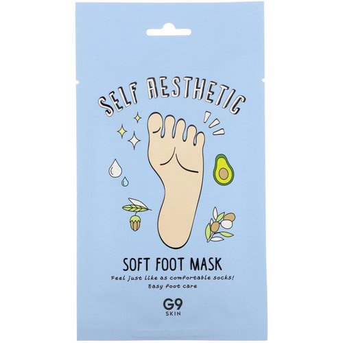 MẶT NẠ CHĂM SÓC DA CHÂN CHO ĐÔI CHÂN MỀM MẠI G9 SKIN SELF AESTHETIC SOFT FOOT MASK CHÍNH HÃNG - 9852