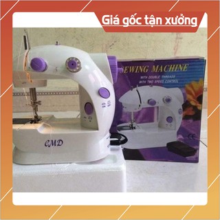 [Giá Sập Sàn] Máy may mini gia đình cao cấp thế hệ mới có đèn, cắt chỉ Deal Khủng