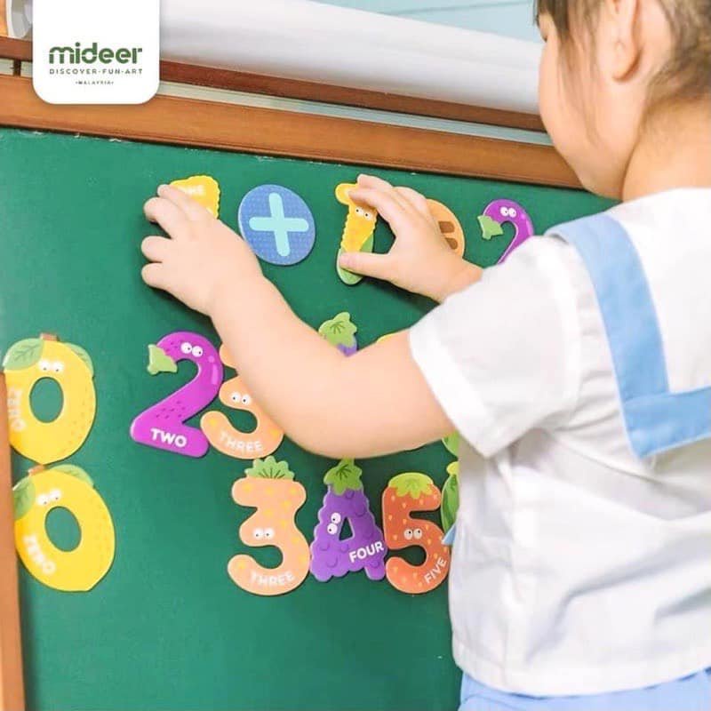 Bộ chữ cái và Bộ chữ số nam châm Mideer Letter Magnets Number Magnets