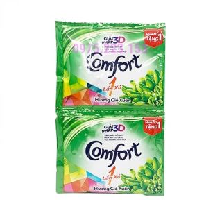 Nước xả vải comfort dây 10 gói Hương Gió Xuân Tặng