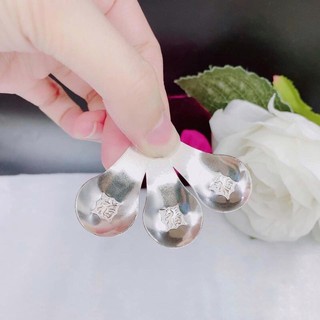 Thìa bạc nguyên chất đánh cảm