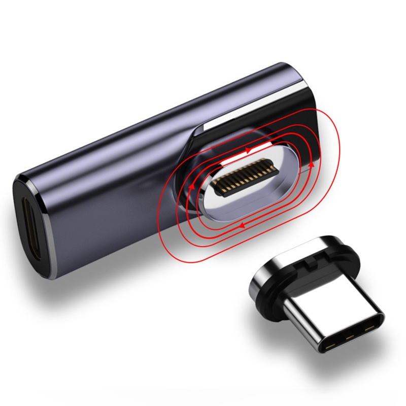 Đầu Chuyển Đổi Type-c Đa Năng Từ Tính Bằng Hợp Kim Nhôm Cho Tai Nghe / Laptop