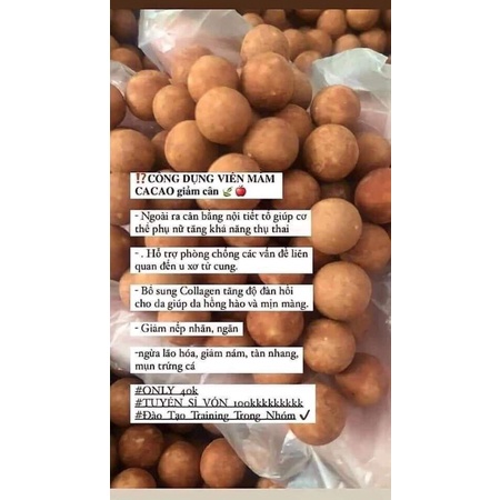 Viên mầm cacao giảm cân