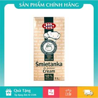 [HÀNG CHÍNH HÃNG] Kem Tươi Mlekovita Cooking Cream 18% 1L