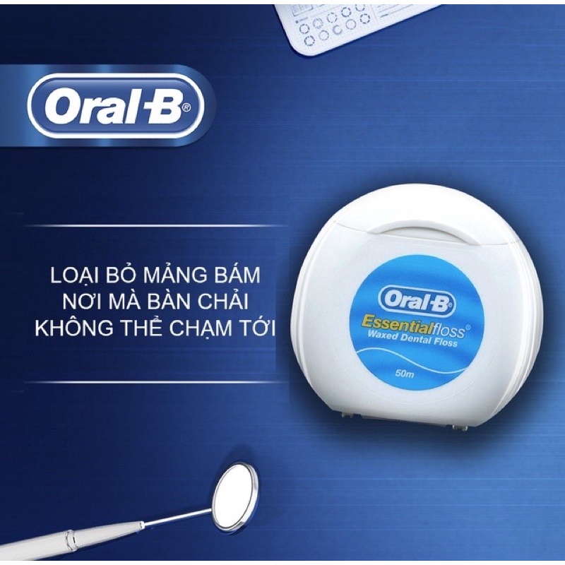 Chỉ Nha Khoa Oral-B Essential Floss 50m