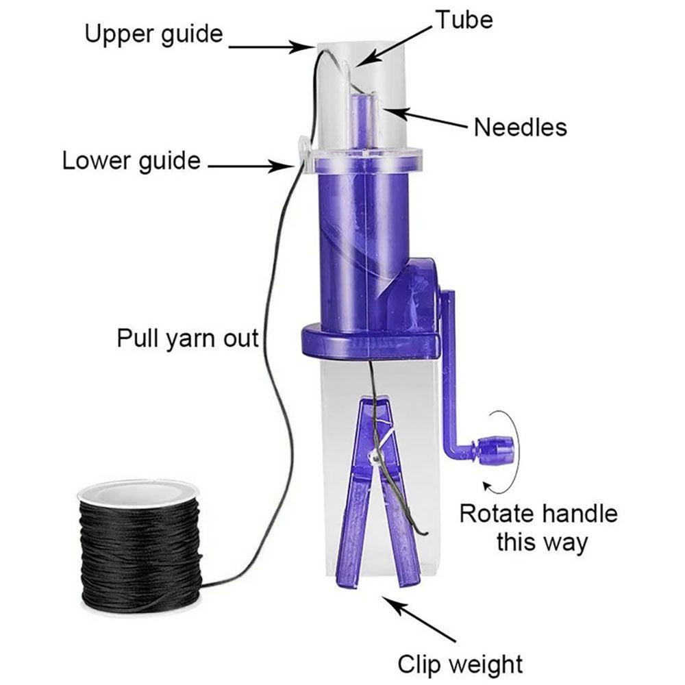 Cuộn Len Đan YIYU|Bộ Dụng Cụ Đan Len Bằng Nhựa