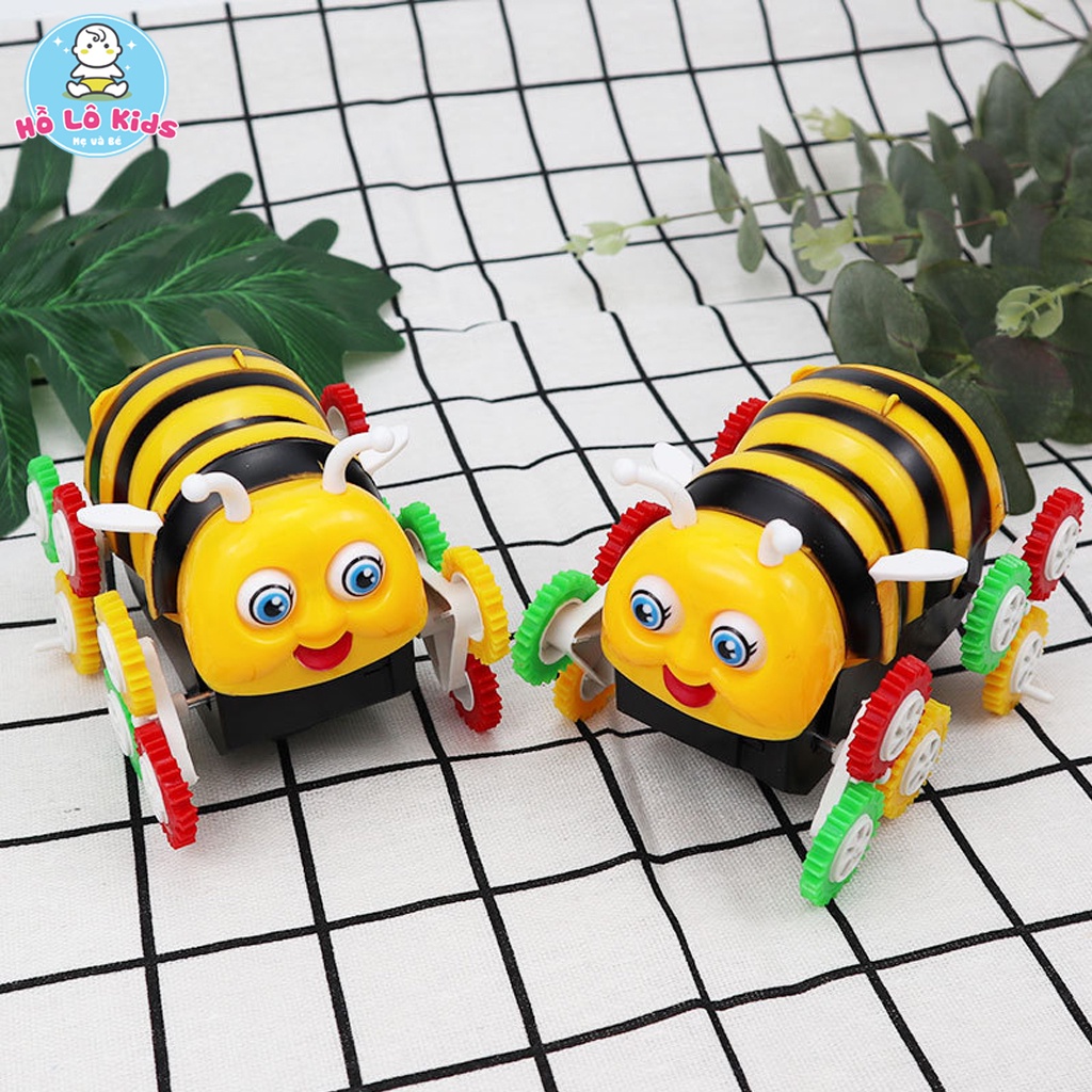 Xe đồ chơi con ong nhào lộn 360 vượt địa hình cho bé kèm 2 pin Hồ Lô Kids