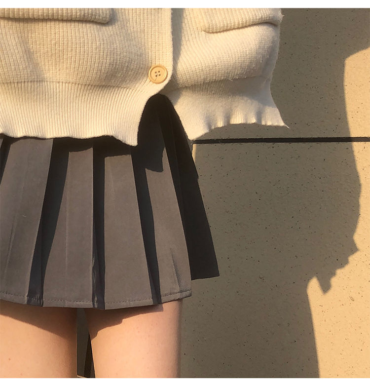 Chân Váy Xếp Ly JK Fashion Skirts Korean High Waist Pleated Skirt Plus Size