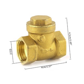 Van Một Chiều Bằng Đồng 1 / 2 "