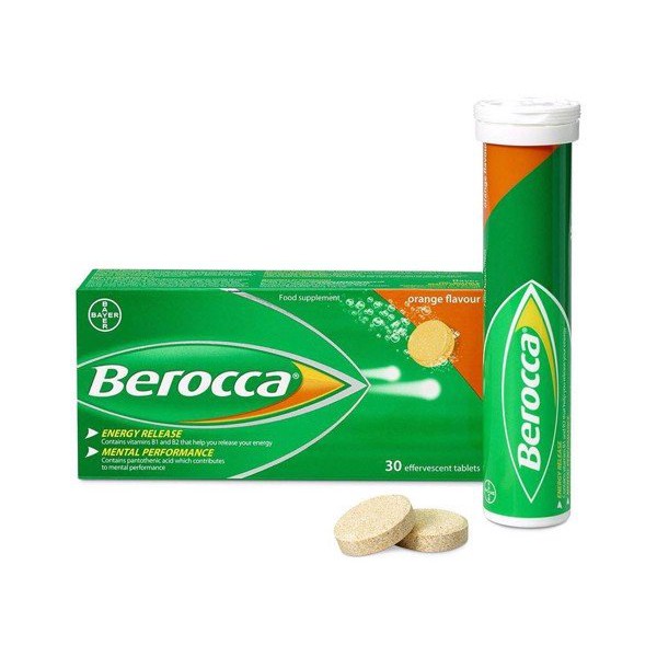 Viên sủi bổ sung Vitamin [ Berocca Performance ] hương Cam (10 viên/tuýp)