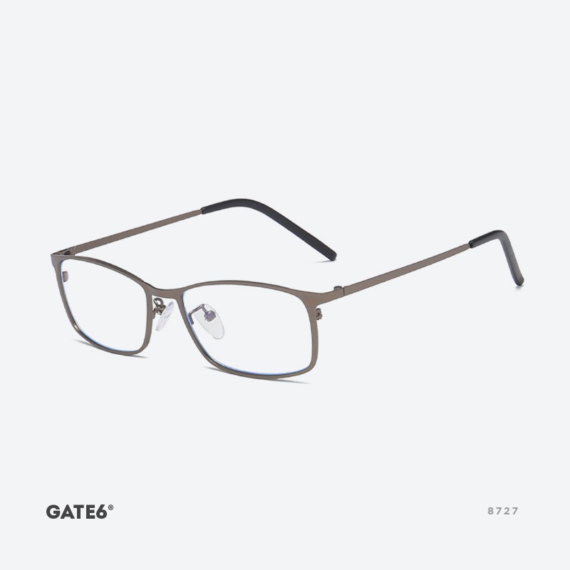 Kính Unisex Thời Trang Vintage - 8727 [Tặng bao da + móc khoá]