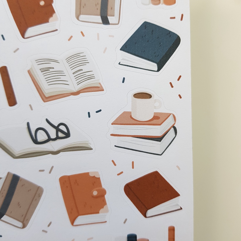 Sticker Trang Trí Sổ - Chủ Đề Trường Học - SS BOOK - Sổ Đựng Card - Trang Trí LOMO - Trang Trí TOPLOADER