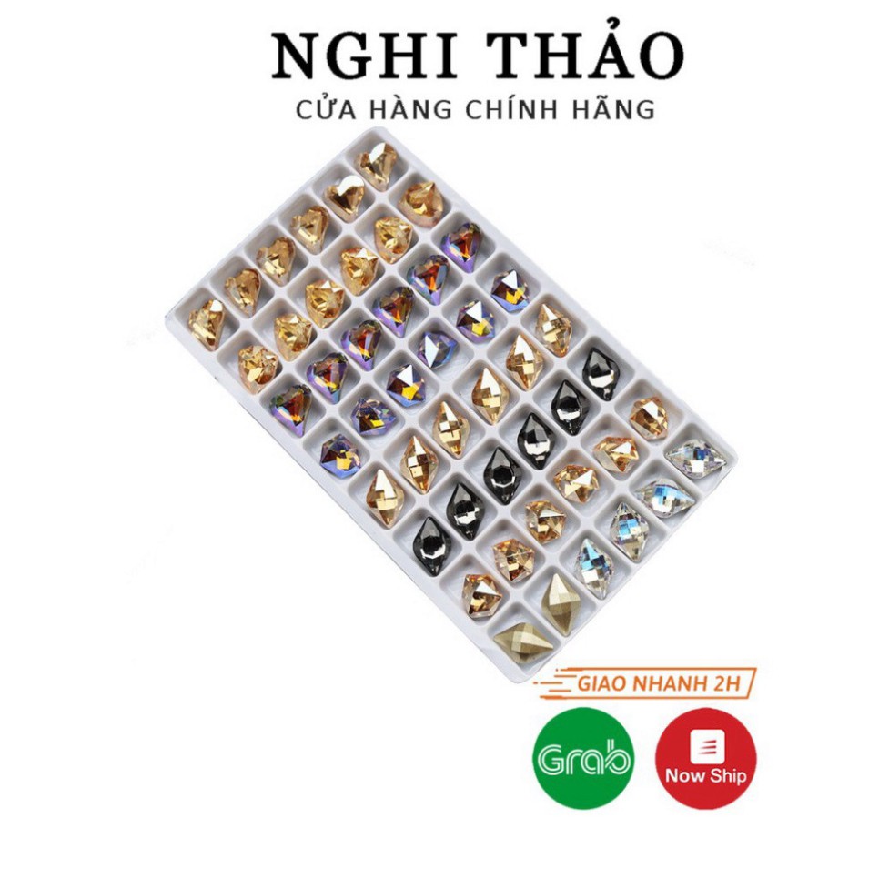 Đá khối nail đính móng tay X823