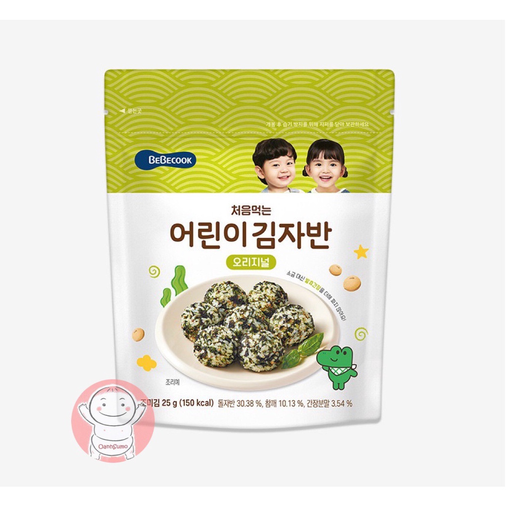 Rong biển RẮC cơm ILDong và BEBECOOK 12m+