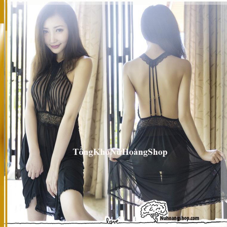 [Hàng Loại 1- Cao Cấp] váy ngủ dễ thương dịu dàng VAY521- Đồ ngủ đẹp nhẹ nhàng, sang trọng