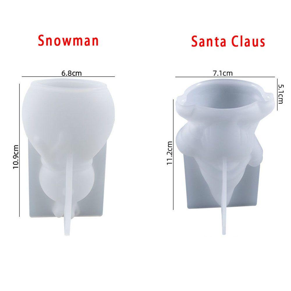 Khuôn Silicone Làm Trang Sức Hình Ông Già Noel