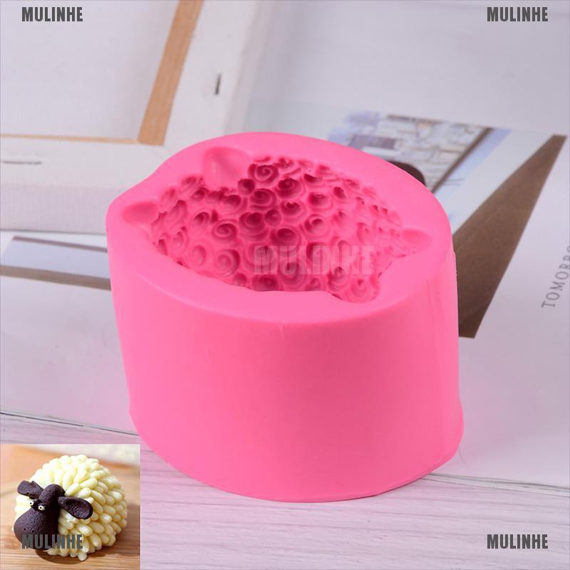 Khuôn Silicone Tạo Hình Làm Bánh Kẹo Hình Chú Cừu 3D DIY